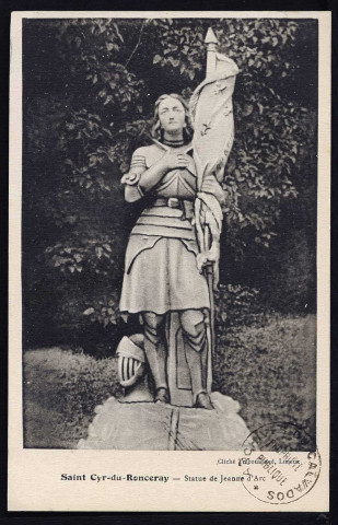 Saint-Cyr-du-Ronceray : Statue de Jeanne d'Arc (n°1)