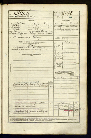 Glinel, Paul Henri François