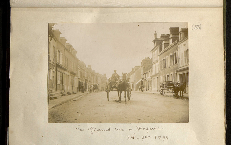 Eglise et la Grand Rue de Dozulé (photos n°50 et 55)