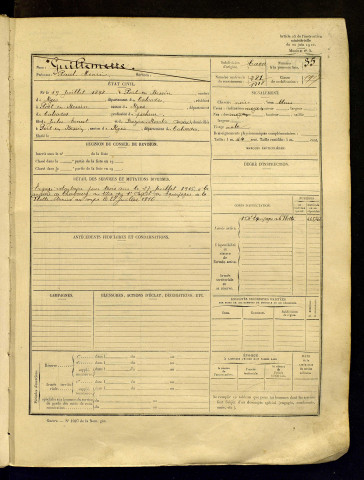 Guillemette, Paul Henri