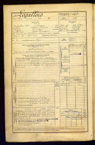 Legallois, César Auguste