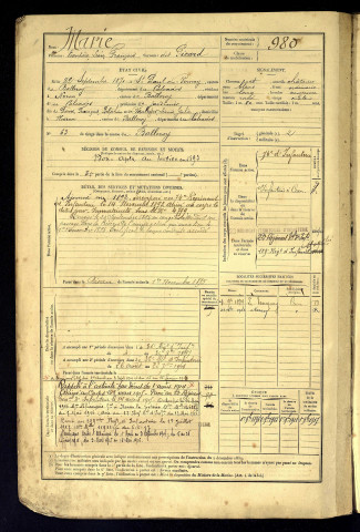 Marie dit Picard, Exupère Léon François