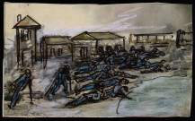 Camp mouroir de Bergen Belsen (dessin n°59)