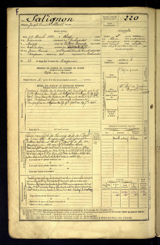 Salignon, Joseph Louis Albert