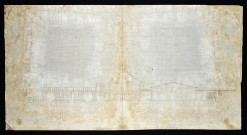 Elévation d'une façade (bâtiments de l'entrée vue de la cour intérieure)