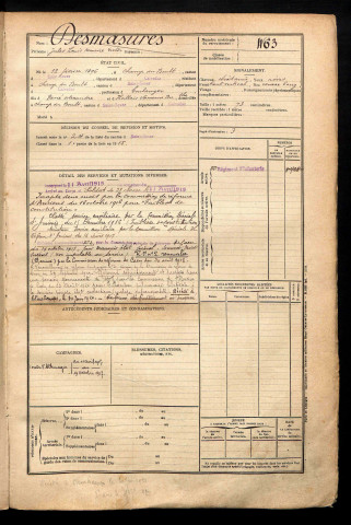 Desmasures, Jules Louis Maurice Victor