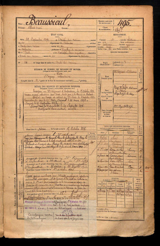 Beaussieul, Albert Henri