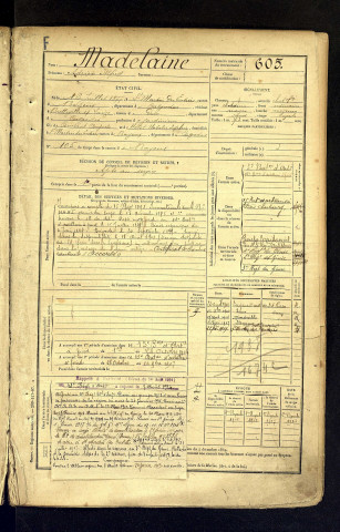 Madelaine, Adrien Alfred