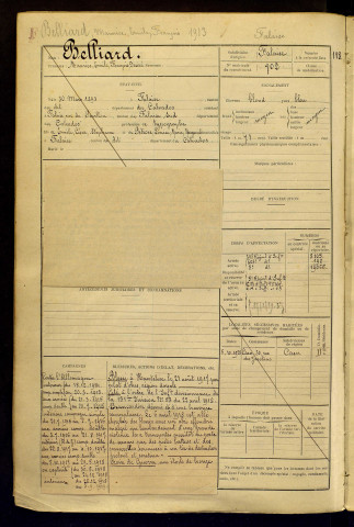 Belliard, Maurice Emile François Désiré