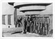 Des canonniers allemands cachent, avec des rideaux de camouflage(photo 19)