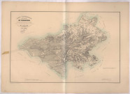 Carte topographique du canton de Cambremer par Simon, géomètre en chef du cadastre