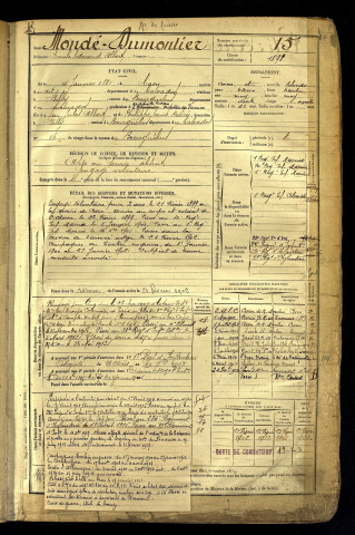 Mondé Dumontier, Emile Edmond Albert