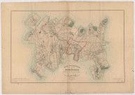 Carte topographique du canton de Couliboeuf par Simon, géomètre en chef du cadastre