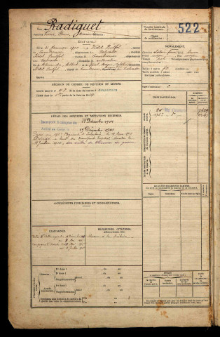 Radiguet, Louis Henri Maximilien