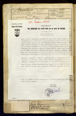 Dessoliers, René Jules Augustin