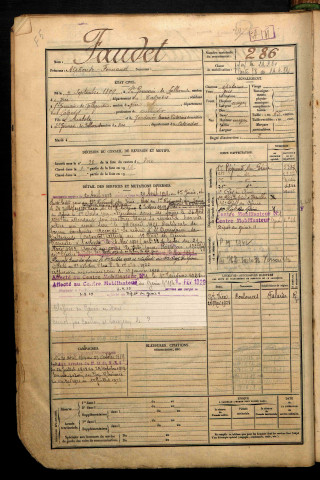 Faudet, Alphonse Fernand