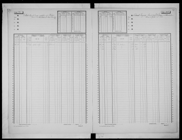 matrice cadastrale des propriétés non bâties, 1913-1936, 3e vol. (folios 997-1067)