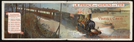 La France en chemins de fer, itinéraire de Paris à Caen, par André Silva