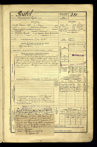 Postel, Auguste Jules Eugène