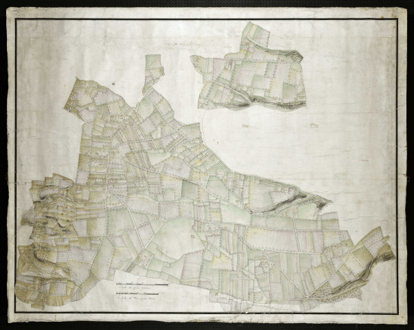 Plan muet d'une paroisse non identifiée