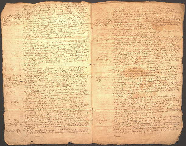 Manuscrits et actes divers