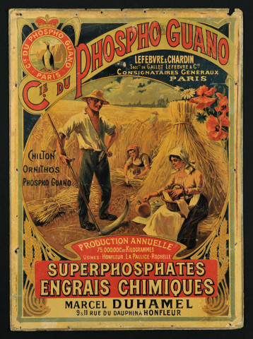 Compagnie du Phospho Guano - Superphosphates Engrais Chimiques - A.Duhamel, Honfleur