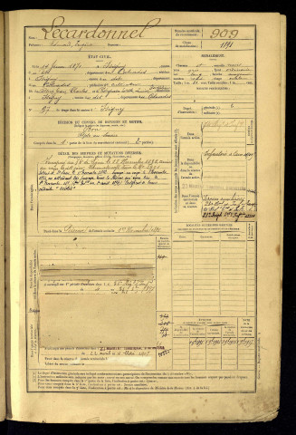 Lecardonnel, Edmond Eugène