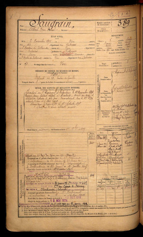 Saugrain, Albert Henri Ernest