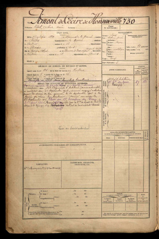 Pimont de Cécire de Honnaville, Robert Arthur Marie