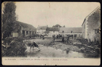 Vieux-Fumé : Cauvigny par Mézidon. Intérieur de ferme (n°1)