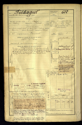 Piédagnel, Camille François Adolphe