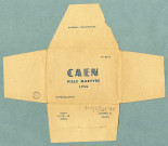 2 - "Caen, ville martyre, 1944", 1ère série, par R. Tesnière (photos) et M. Colin (tirage), reproduction interdite