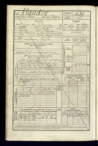 Baudry dit Casquet, Isidore Louis