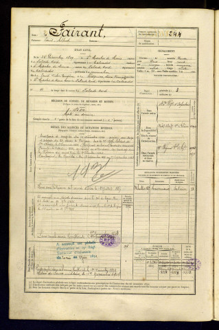 Fairant, Louis Alfred