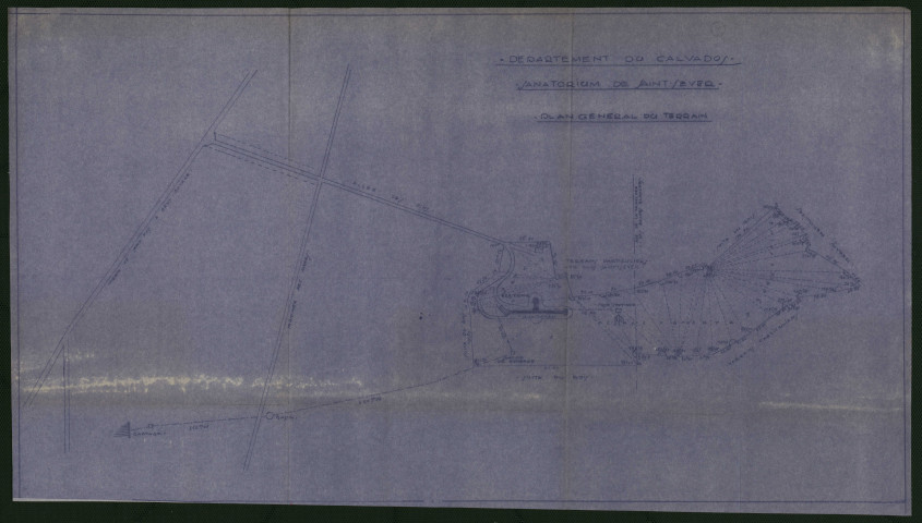 Plan comptable : maternité départementale de Bénouville, sanatorium de Saint-Sever-Calvados, aérium de Graye-sur-Mer, cantine de la préfecture