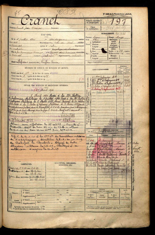 Cranet, Emile Jean François