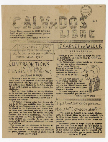 5 numéros "clandestins" de décembre 1947 à mars 1948.