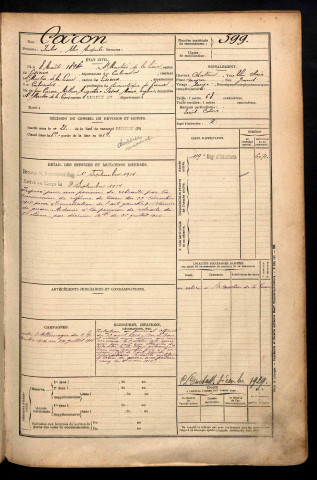 Caron, Jules Elie Auguste