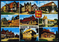 Manoirs normands et ferme de la vallée d'Auge (cartes postales n°9 et 24)