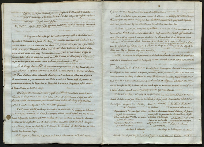 "Recueil de pièces concernant le pays et le vicomté de Couserans par rapport à la convocation des états-généraux, en l'année 1789" précédé d'un avertissement, de la main du comte de Chambors