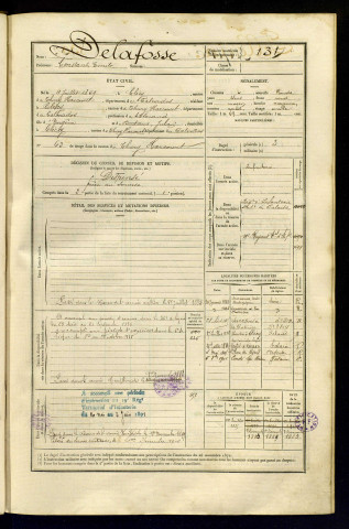 Delafosse, Constant Emile