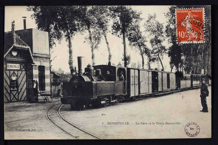 Gare et avenue de la gare (n°3 ; 7)