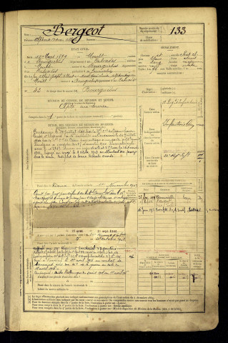 Bergeot, Alphonse Adrien Albert