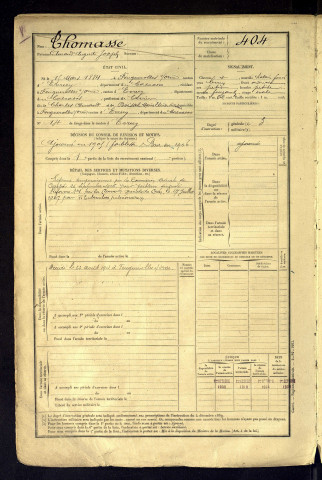 Thomasse, Armand Auguste Joseph