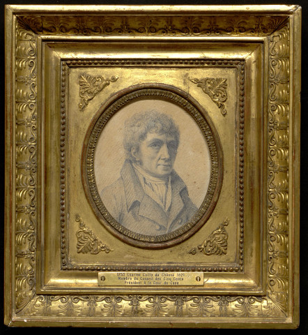 Portrait de Charles Cailly du Chêsné "Membre du Conseil des Cinq Cents. Président à la Cour de Caen"