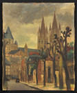 Caen, Abbaye-aux-Hommes, par André Hofer.