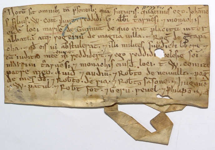 Jean Ier comte d'Alençon donne à Troarn le marais de Vimont