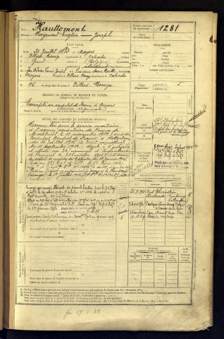 Hauttement, Raymond Eugène Joseph