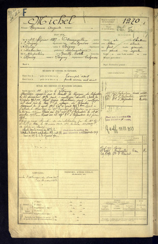 Michel, Raymond Auguste