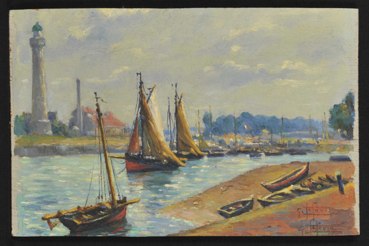 Ouistreham, par Géo Lefèvre (Lefèvre, Georges Auguste Eugène, dit)